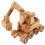 2Pz Escavatore in Legno E Decorativo Per Bambini 1