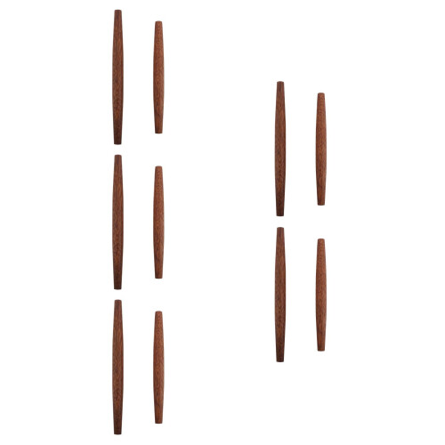 10Pz in Legno Marrone Per E Pasta Utensili Bambini 2