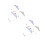 6Pz Ocean Bambina Argento Tiara Decorativa Per Feste 4