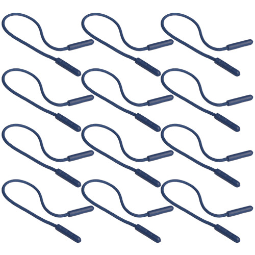 30Szt DIY Zipper Pull Rope Do Kurtki I Toreb Granatowe