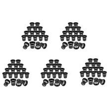 500 Pack 2.36 Inch Net Cups Slotted Mesh Wide Lip Filter Plant Net Pot Bucket Basket for Hydroponics Aquaponics Orchids