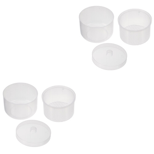 2Set Scatola Unghie PP Trasparente Organizer Manicure 2