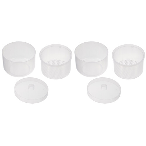 2Set Scatola Unghie PP Trasparente Organizer Manicure 1