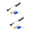 2Set Rimozione Neve Auto Paletta E Raschietto Nero 7