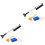 2Set Rimozione Neve Auto Paletta E Raschietto Nero 3