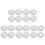 20Pz Copertura Piscina Materiale ABS Argento 7
