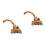 2Pz Escavatore in Legno E Decorativo Per Bambini 6