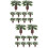 20Pz Alberi Artificiale Piccoli Per DIY E Paesaggi Mini 6