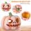 2Pz Zucca Resina Arancione Decor Per Acquari Piccoli 4