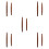 10Pz in Legno Marrone Per E Pasta Utensili Bambini 4