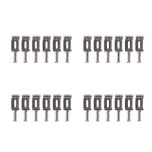 4X Guitar Bridge Saddles Roller Tremolo for Strat Stratocaster Tele Telecaster Electric Guitar Accessories Silver