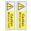 10Pz Sticker Sicurezza PP Auto Adesivi Resistenti 3
