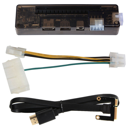 2Szt Portable Laptop Graphics Card Dock Multi Pcb ABS Adapter 1