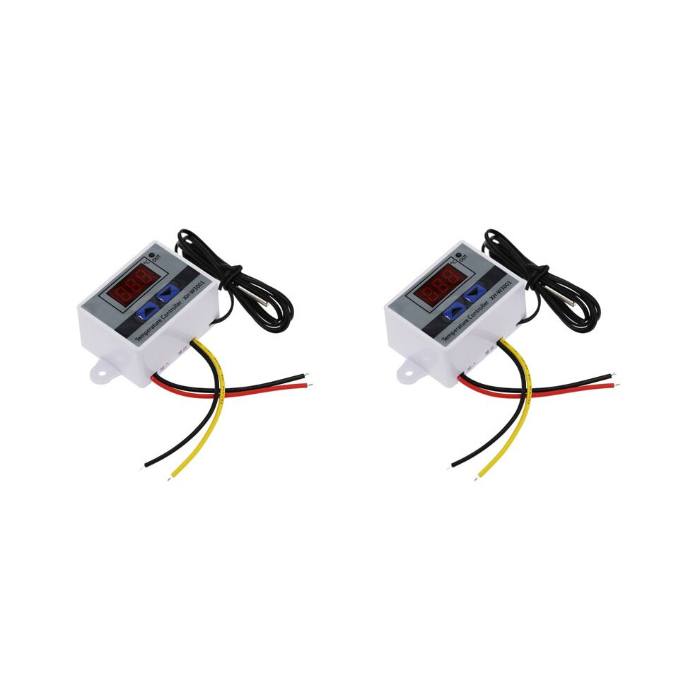 2X Digital Temperature Controller Display Thermostat Control And Thermistor Sensors Temperature Probe(12V 120W) 6034022378100