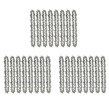24 Pcs 4 Inch Steel Chainsaw Chain Electric Pruning Saw Accessory Garden Tool Replacement
