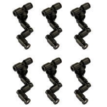 6X MIUS Reptiles Fogger Mist Sprinkler Rainforest Tank 360 Adjustable Aquarium Aquatic Pet Cooling System,A