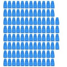 200Szt Plastikowe Osłony Na Wtyki Rj45 Niebieskie Do Kabli