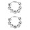 2Pièces Pendentifs Bois Sac Plage Charm Original 7