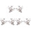 3Pares Clips De Elegantes Para Salto Alto Com E 2