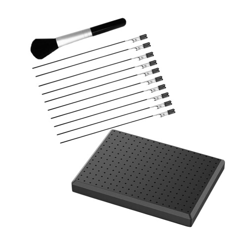5Conjuntos Clips De Fixação Para E Artes DIY Preto 2