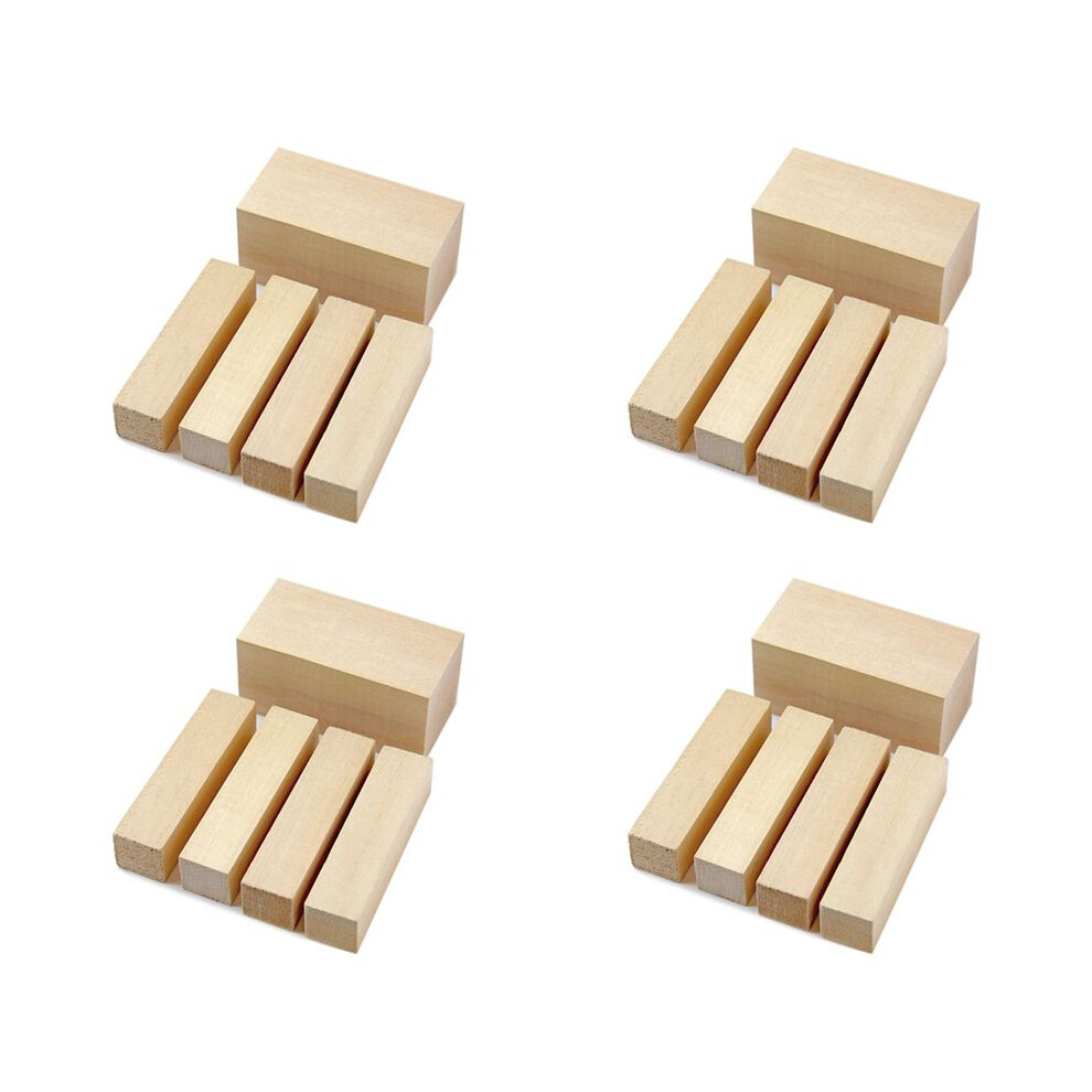 20 Pcs Carving Wood Blocks Whittling Wood Blocks Basswood Carving Blocks Unfinished Soft Wood Set For Carving Beginners 4711820968666