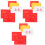 3Conjuntos Capa Para Urna E Caixão Com Bolsa Delicado Colorido 5
