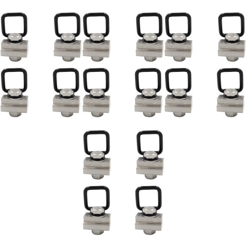 4Conjuntos Kit Suporte E D-Ring Aço Para Reboques 2
