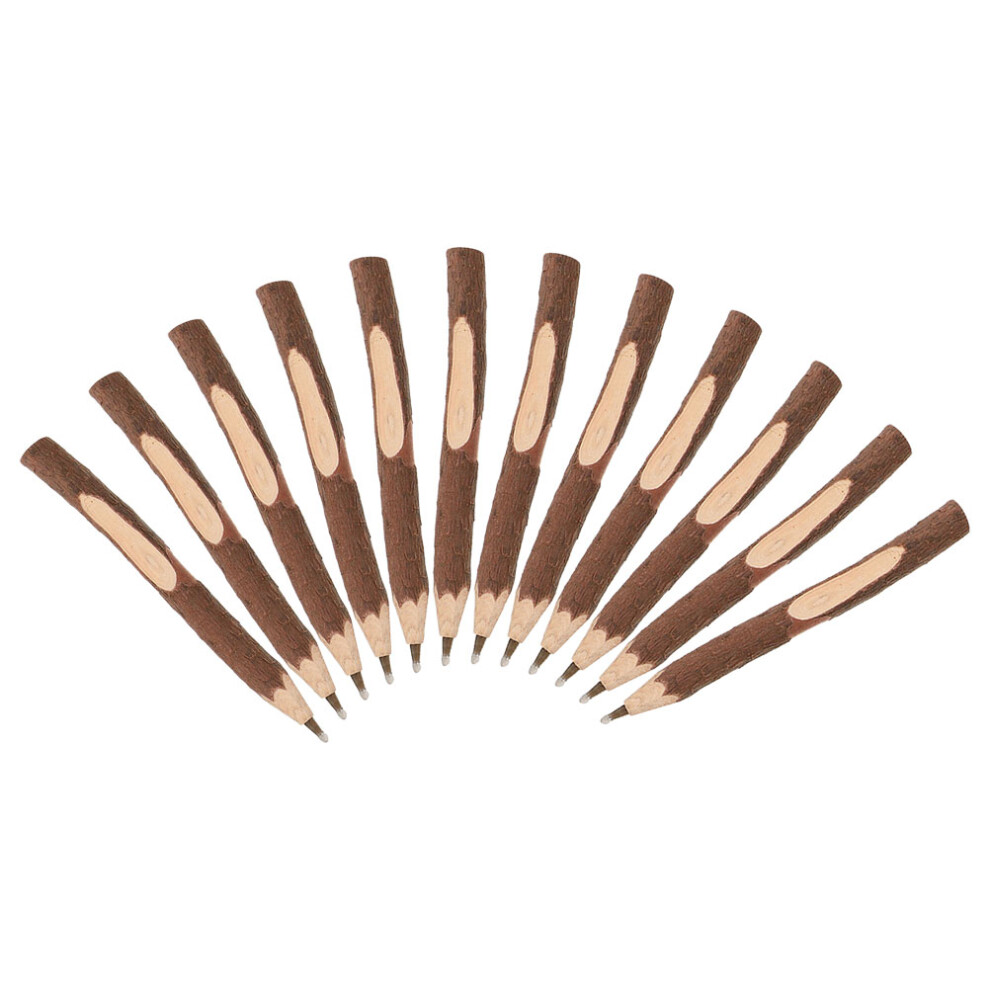 60Szt BrąZowe Drewniane DłUgopisy Kulowe Idealne Do Biura I SzkołY-image
