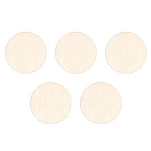 5st 30cm Natuurlijke Houten Mand Bodem met Gat, Cirkel Lege Houten Basis voor DIY Breien Gehaakte Tas Bodem Shaper