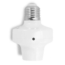 Portalámparas E26/E27 de bajo consumo con encendido/apagado automático, iluminación con control remoto y Wi-Fi inteligente, activado por voz.