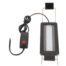 LED Aquarium Lampe 6W Blau & Weiß Spritzwassergeschützt 18x7cm Ultradünn
