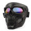 Skull Shape Motorcycle Goggles Mask, Black/Multicolored Lens, Adjustable Strap 3