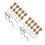 2Sets Plissee Reparaturset Kunststoff Universalset 9