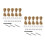 2Sets Plissee Reparaturset Kunststoff Universalset 7