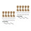 2Sets Plissee Reparaturset Kunststoff Universalset 6