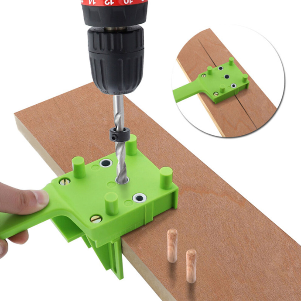 41Pcs Dowel Jig Set For Woodworking, 6/8/10Mm, Abs, 200X72x86mm 8781371175628