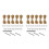 2Sets Plissee Reparaturset Kunststoff Universalset 5