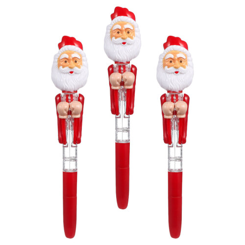 9Stk LED Weihnachtskugelschreiber Mit Boxhandschuh, Farbe Mehrfarbig 1