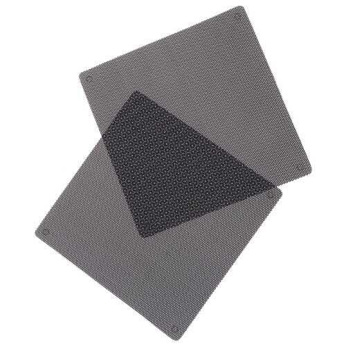 6 Schwarze Lüfterabdeckung Mesh Schutz Für Gehäuse, Langlebig 1