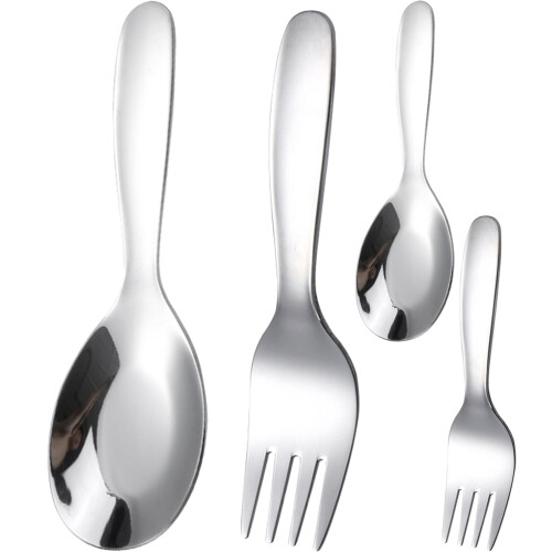 20Stk Löffel Gabel Set Silber Für Und