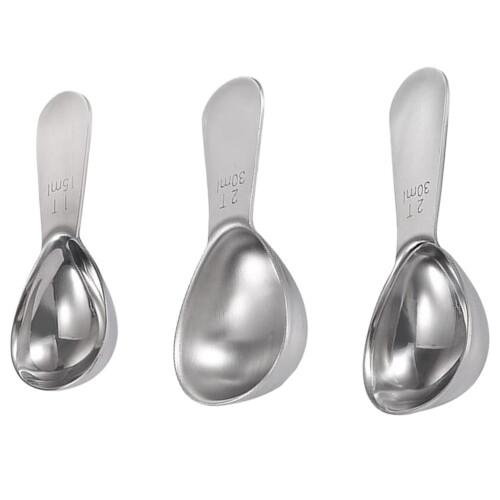 6Stk Silber Metall Messlöffel Für Präzises Backen Gewürze