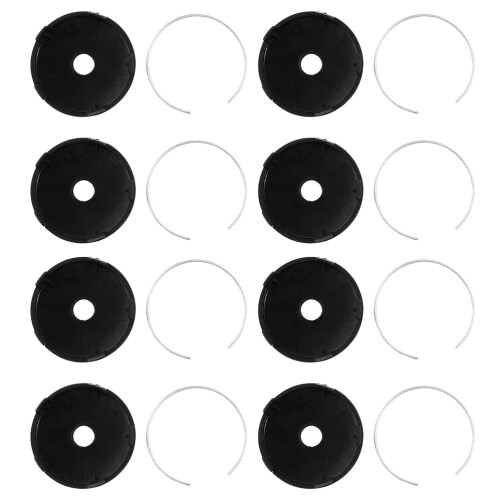 16Stk Hub Caps Robust Kunststoff Metall 1
