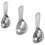 6Stk Silber Metall Messlöffel Für Präzises Backen Gewürze 2