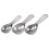 6Stk Silber Metall Messlöffel Für Präzises Backen Gewürze 3
