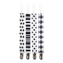 4Stk Schnullerclip Material Mit Buntem Design Clips Für Babys