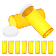 50Stk PP Pillenbox, Orange, Wasserbeständig, Tragbar Für Medikamente
