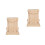 2Stk Handgeschnitzte Regalwinkel Massivem Khaki 3