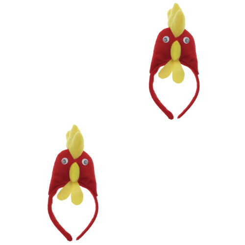2Stk Rotes Kinder Haarband Halloween Design Langlebige Haar-Deko 2