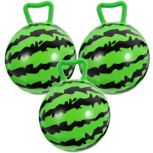 6Stk Wassermelonenform Ballspielzeug Aufblasbarer Kinderball Grün