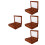 4St Compacte Theedozen Met Acrylvak En Lange Levensduur 9